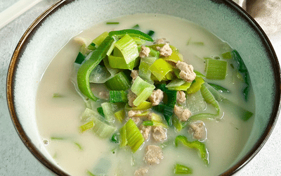 Lauch-Hack-Suppe