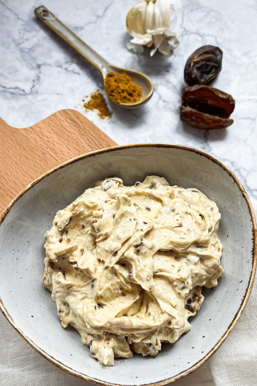 veganer Dattel Curry Dip veganer Dattel Curry Dip