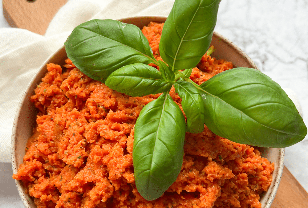 italienischer Karotten-Tomaten-Aufstrich