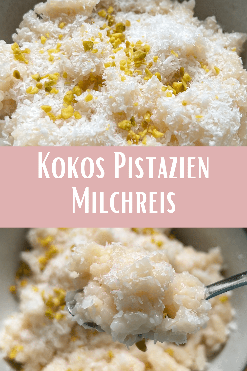 PIN Kokos Pistazien Milchreis im DRK Kokos Pistazien Milchreis im DRK